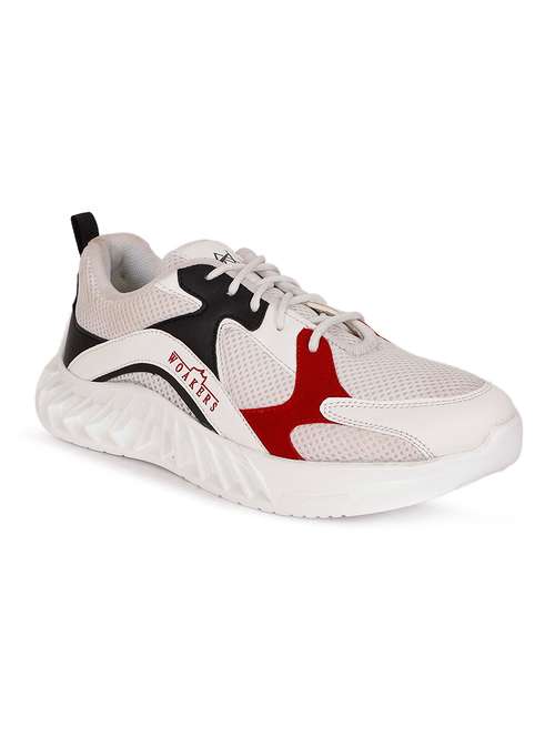 white lace up sport shoe - 18413157 - Very Small Image - 1