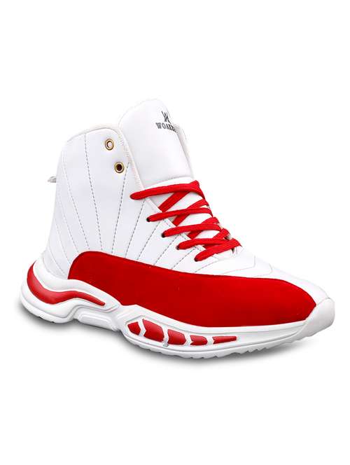 red lace up sport shoe - 18413163 - Very Small Image - 1