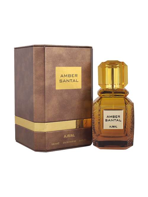 ajmal amber santal eau de perfume 100ml perfume for men & women + 2 perfume testers - 18440858 - Very Small Image - 1