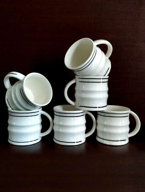 designer set of 6 cups | cup set | tea cups | set of 6 cups | ceramic - 18476675 - Very Small Image - 1