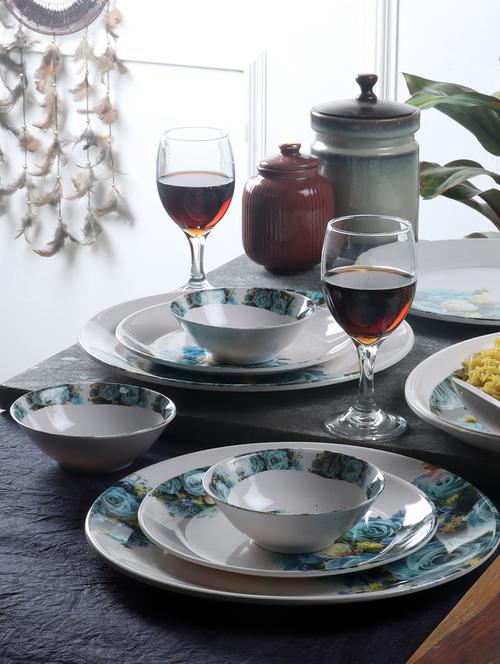 cdi round floral 22 pcs dinner set - 18538434 - Very Small Image - 1