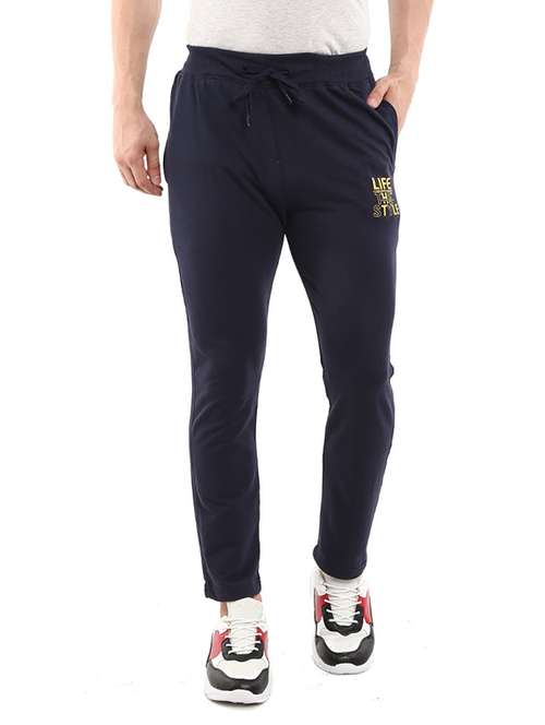 solid ankle length track pant - 18622314 - Very Small Image - 1
