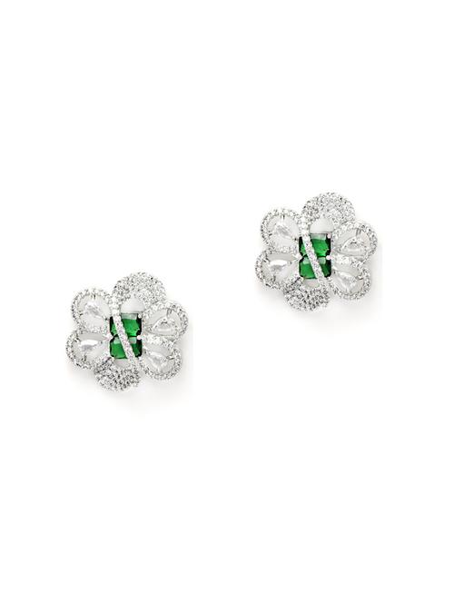 silver plated stud earring - 18633129 - Very Small Image - 1