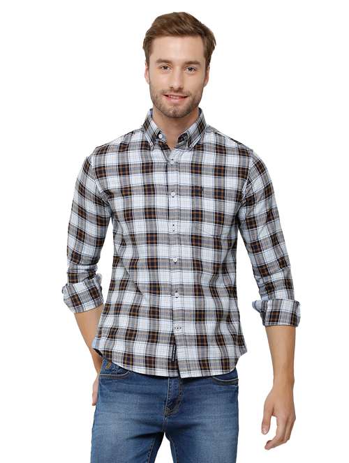 mens checks casual shirt - 18738210 - Very Small Image - 1