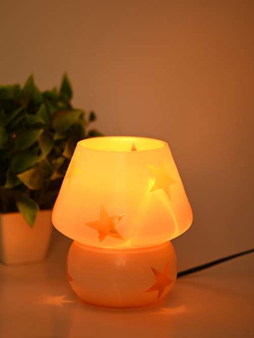 decorative table lamp of glass & metal for designer lighting effects - 18824815 - Very Small Image - 1