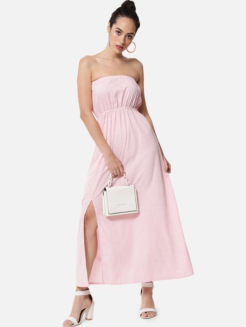women's tube printed dress - 19082709 - Very Small Image - 1