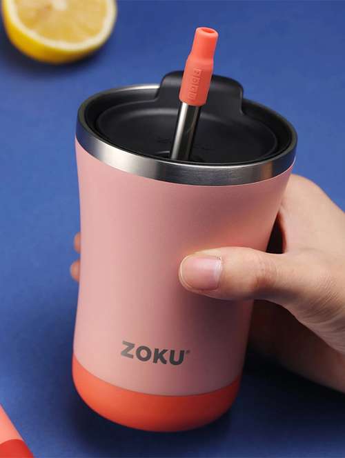 peach stainless steel bottle - 19183833 - Very Small Image - 1