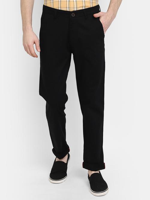 men mid rise solid chinos - 19592564 - Very Small Image - 1