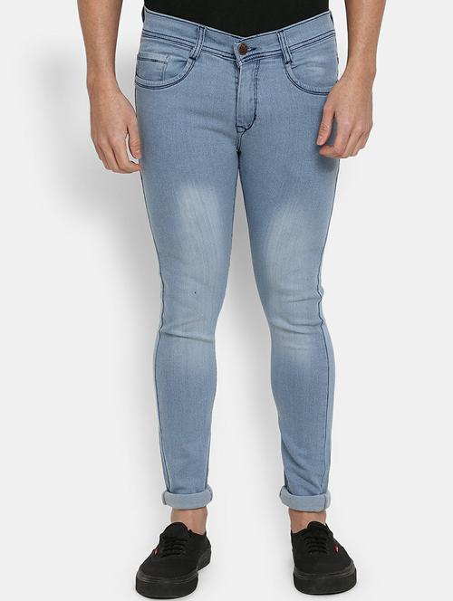 mens skinny fit plain jeans - 19596461 - Very Small Image - 1