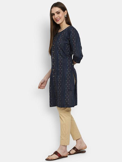 women's straight kurta - 19598266 - Very Small Image - 1