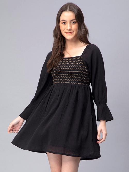 women's fit & flare mini dress - 19815080 - Very Small Image - 1