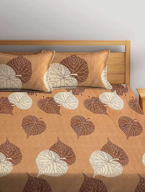 printed bedsheet with pillow covers - 19846843 - Very Small Image - 1