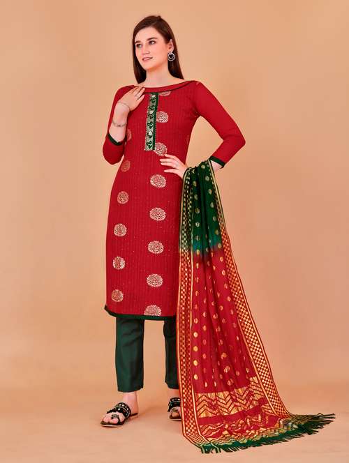 self design unstitched suit - 19856845 - Very Small Image - 1