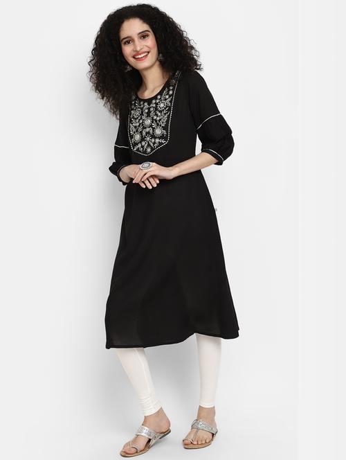 women's straight kurta - 19876583 - Very Small Image - 1