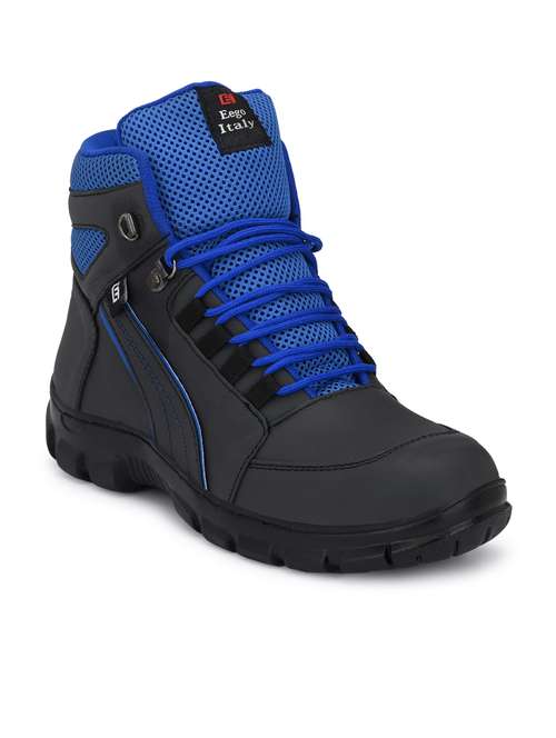 blue lace up high ankle boot - 19947400 - Very Small Image - 1