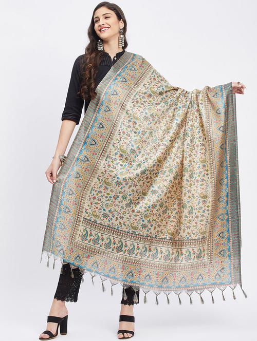 multi colored printed dupatta - 19955262 - Very Small Image - 1