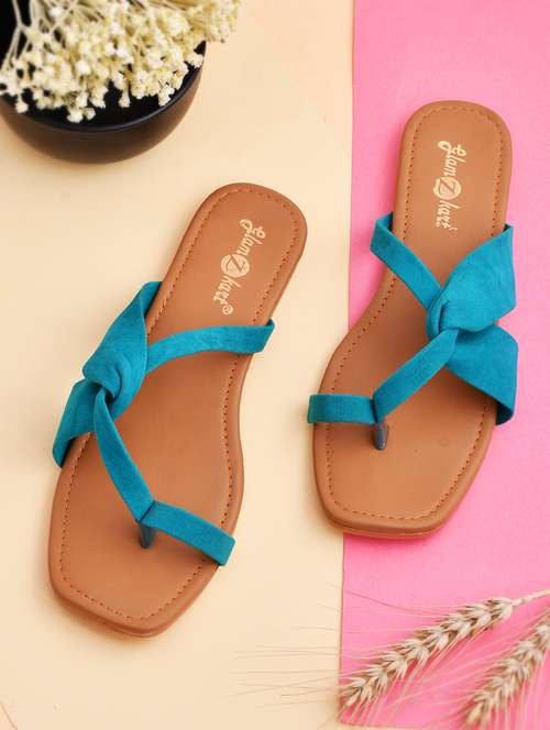 women solid slip on sandal - 20160139 - Very Small Image - 1