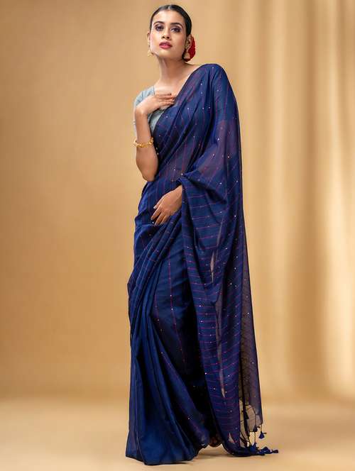 women's embellished saree with blouse - 20163540 - Very Small Image - 1