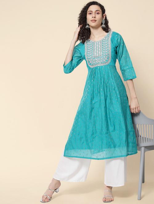 women's a-line kurta - 20197189 - Very Small Image - 1