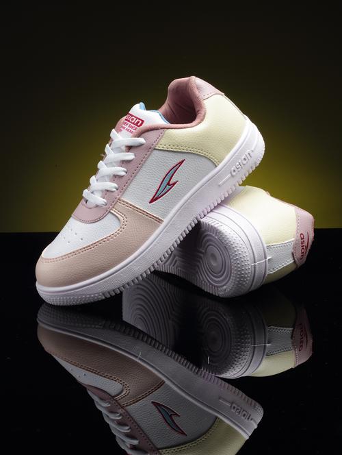 women color block lace-up sneaker - 20256610 - Very Small Image - 1