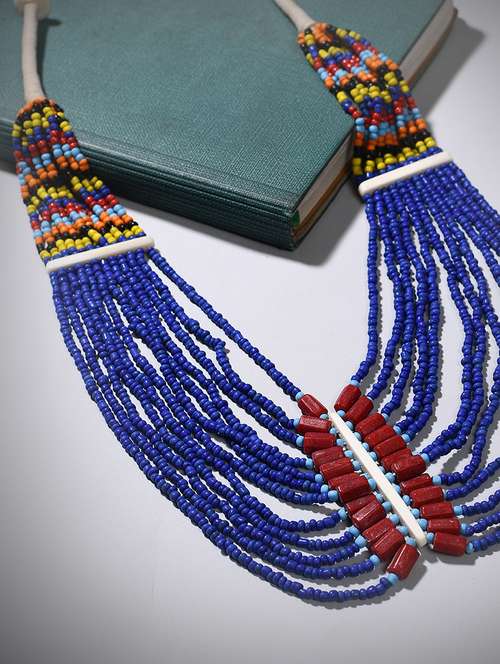 multi colored metal long necklace - 20331757 - Very Small Image - 1