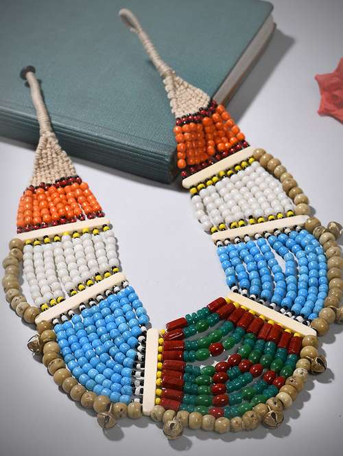 multi colored metal long necklace - 20331775 - Very Small Image - 1