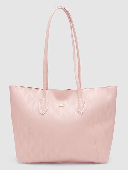 women pink leatherette regular handbag - 20355086 - Very Small Image - 1