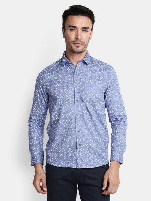 mens printed casual shirt - 20361824 - Very Small Image - 1