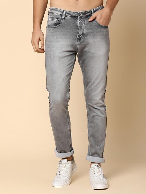 mens slim fit plain jeans - 20539092 - Very Small Image - 1