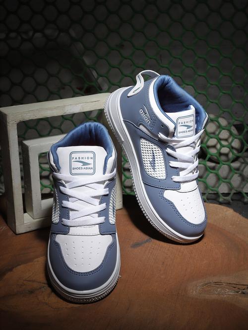 boys blue & white color blocked sneaker - 20547499 - Very Small Image - 1