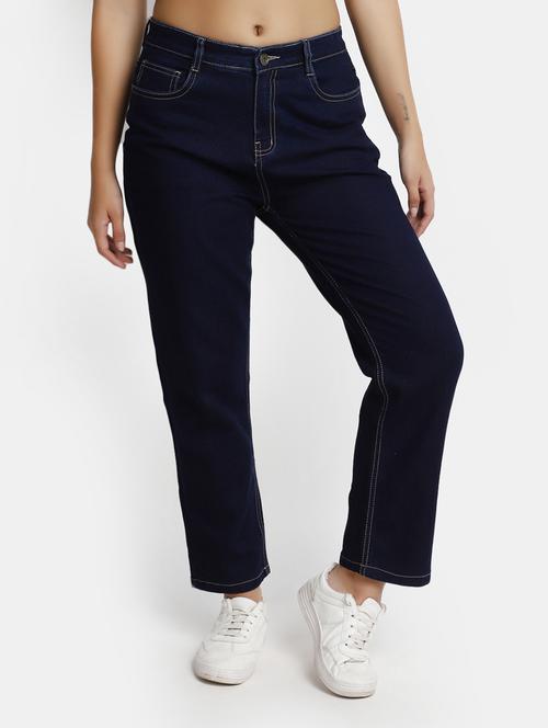 women's plain straight fit jeans - 20594946 - Very Small Image - 1