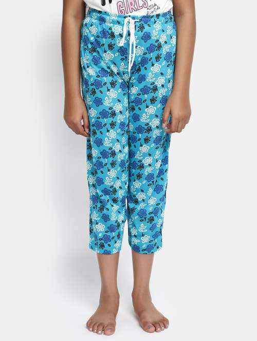 girls mid rise cotton nightwear pyjama - 20687984 - Very Small Image - 1