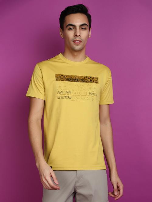 men chest print short sleeve t-shirt - 20755371 - Very Small Image - 1
