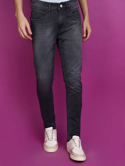 men mid rise plain denim jeans - 20777407 - Very Small Image - 1