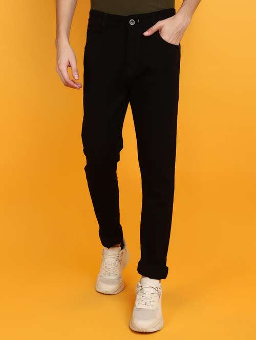 men mid rise plain denim jeans - 20825711 - Very Small Image - 1