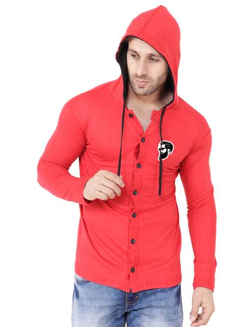 men red long sleeves casual shirt - 20841134 - Very Small Image - 1