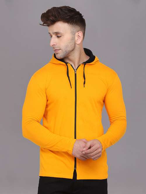 hooded neck solid t-shirt - 20841368 - Very Small Image - 1