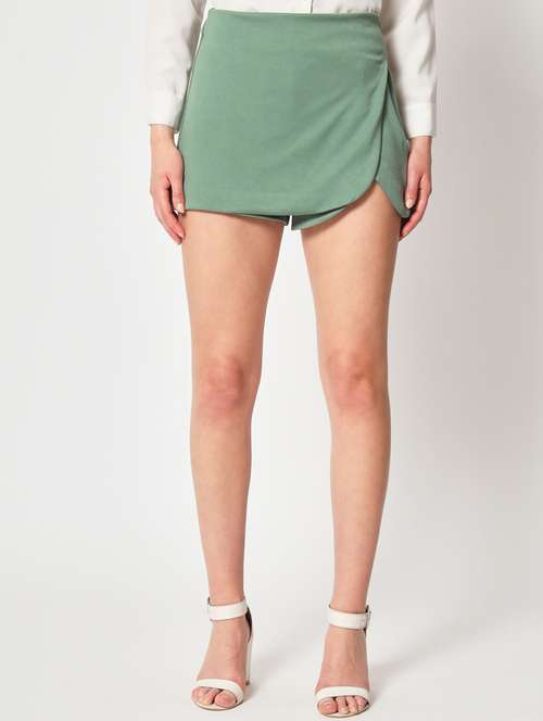 green polyester layered skirts - 20945427 - Very Small Image - 1
