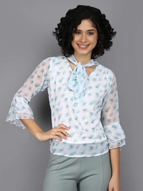 women floral printed regular top - 21061735 - Very Small Image - 1