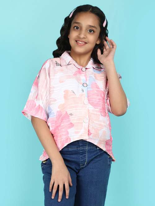 white printed cotton top - 21143439 - Very Small Image - 1