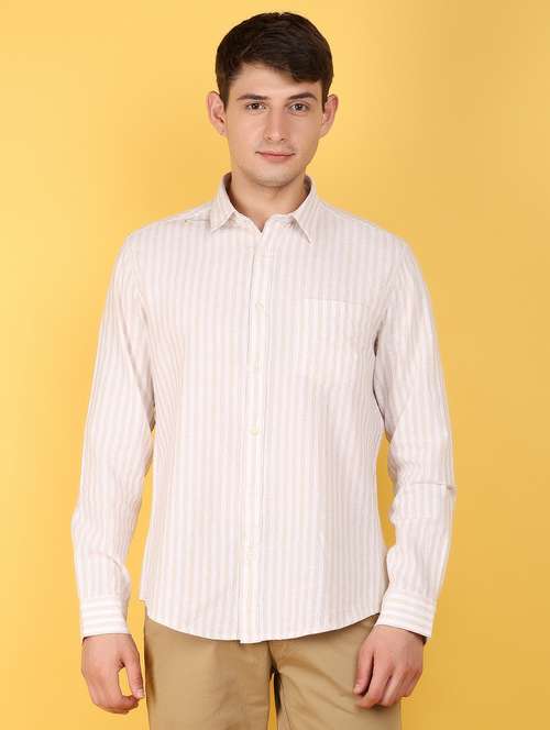 men striped casual shirt - 21168899 - Very Small Image - 1