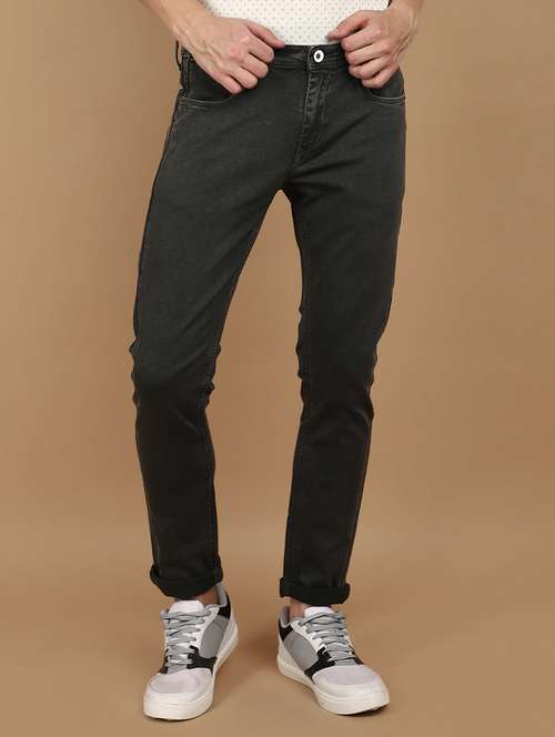 men mid rise plain denim jeans - 21177130 - Very Small Image - 1