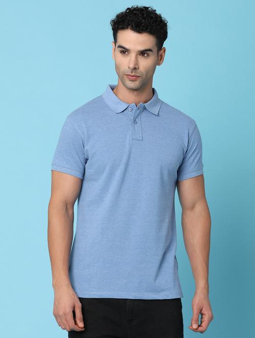 men solid polo t-shirt - 21177859 - Very Small Image - 1