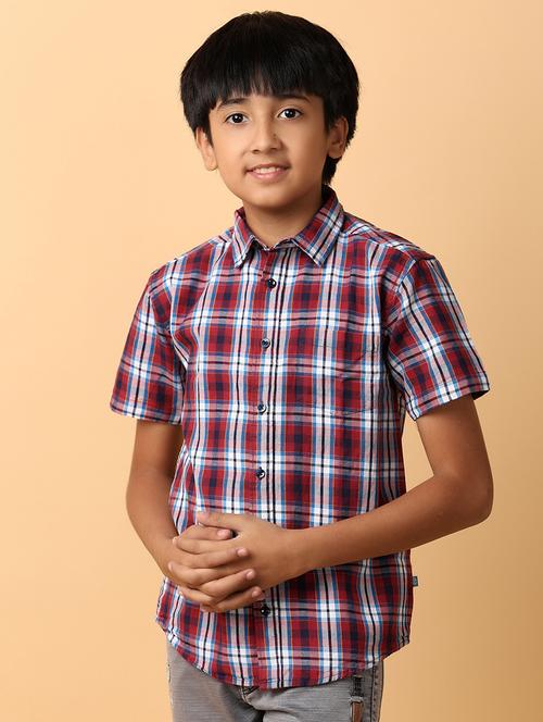 boys collared neck short sleeves shirt - 21260569 - Very Small Image - 1