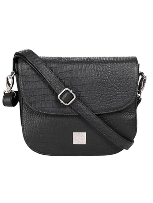 black leather sling bag - 21276647 - Very Small Image - 1