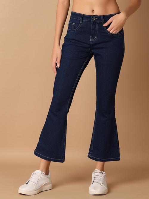blue denim bootcut jean - 21305522 - Very Small Image - 1