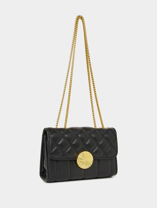 women black leatherette handbag - 21334345 - Very Small Image - 1