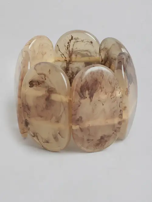 brown metal bangle bracelet - 21341483 - Very Small Image - 1
