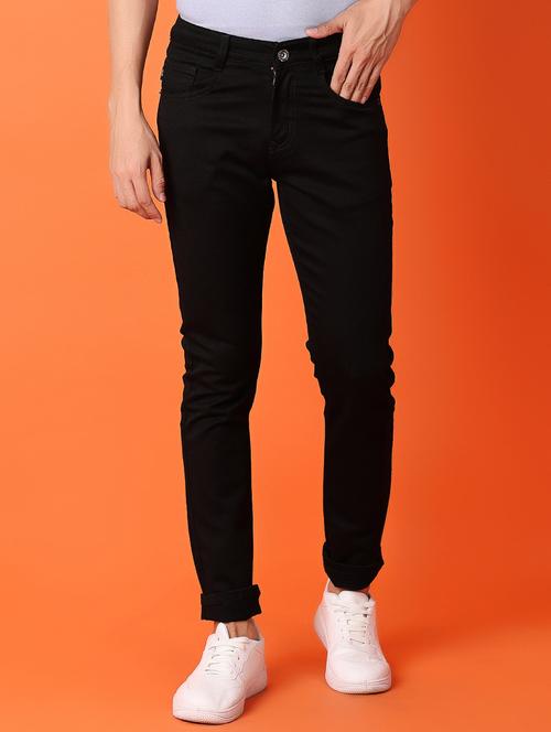 men solid mid rise slim fit jean - 21344532 - Very Small Image - 1