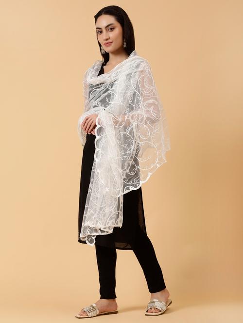 women embroidered dupatta - 21345598 - Very Small Image - 1